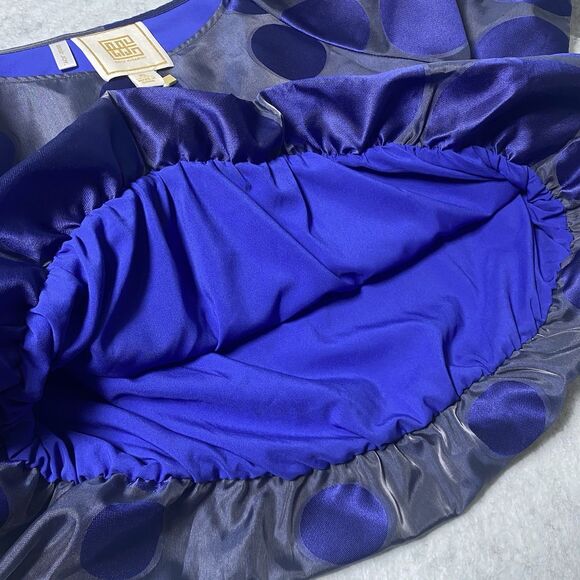 New Emily McCarthy Blue Celeste Crop Top XL Skirt XXL In Paco Two Piece Skirt - Picture 7 of 16